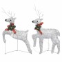 Renos de Navidad 2 unidades 40 LED plateado by , Christmas lights - Ref: Foro24-342684, Price: 51,22 €, Discount: %