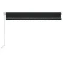 Manuell einfahrbare Markise anthrazitgrau 450x350 cm von vidaXL, Markisen - Ref: Foro24-3068999, Preis: 386,98 €, Rabatt: %