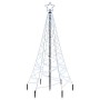 Árbol de Navidad con pincho 200 LED blanco frío 180 cm by , Christmas trees - Ref: Foro24-343567, Price: 75,96 €, Discount: %