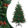 Árbol de Navidad artificial con piñas y bayas 120 cm de , Arboles de navidad - Ref: Foro24-358374, Precio: 46,89 €
