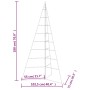 Árbol de Navidad para decoración metal negro 180 cm by , Christmas trees - Ref: Foro24-359602, Price: 64,26 €, Discount: %