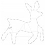 Figura de reno Navidad con LED 2 uds blanco cálido 57x55x4,5 cm by , Christmas lights - Ref: Foro24-3154294, Price: 53,45 €, ...