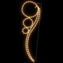 Tira de luces forma de bola 8 pzas blanco cálido 111,5x35x4,5cm by , Christmas lights - Ref: Foro24-3154330, Price: 209,64 €,...