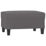 Reposapiés de cuero sintético gris 70x55x41 cm von , Osmanen - Ref: Foro24-349358, Preis: 59,57 €, Rabatt: %