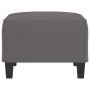 Reposapiés de cuero sintético gris 70x55x41 cm von , Osmanen - Ref: Foro24-349358, Preis: 59,57 €, Rabatt: %