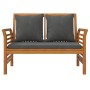 Banco jardín con cojines gris oscuro de madera maciza de acacia von , Gartenbänke - Ref: Foro24-312140, Preis: 205,81 €, Raba...