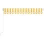 Manuell ausfahrbare Markise mit gelber und weißer LED 400x350 m von vidaXL, Markisen - Ref: Foro24-3068983, Preis: 363,38 €, ...