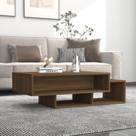 Mesa de centro madera de ingeniería roble marrón 105x55x32 cm de , Mesas de centro - Ref: Foro24-815983, Precio: 66,74 €, Des...