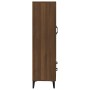Aparador alto de madera contrachapada marrón roble 70x31x115 cm de , Aparadores - Ref: Foro24-817488, Precio: 94,80 €, Descue...