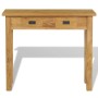 Mesa consola madera de teca maciza 90x30x80 cm by , Side tables - Ref: Foro24-244481, Price: 198,79 €, Discount: %
