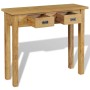 Mesa consola madera de teca maciza 90x30x80 cm by , Side tables - Ref: Foro24-244481, Price: 198,79 €, Discount: %