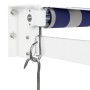 Toldo retráctil aluminio y tela azul y blanco 3,5x2,5 m de , Toldos - Ref: Foro24-3154422, Precio: 241,99 €, Descuento: %