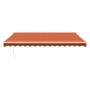 Toldo retráctil aluminio y tela naranja y marrón 4x3 m von , Markisen - Ref: Foro24-3154443, Preis: 257,48 €, Rabatt: %