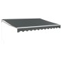 Toldo retráctil aluminio y tela gris antracita 3x2,5 m by , Awnings - Ref: Foro24-3154436, Price: 199,88 €, Discount: %