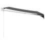 Toldo retráctil aluminio y tela gris antracita 3x2,5 m by , Awnings - Ref: Foro24-3154436, Price: 199,88 €, Discount: %