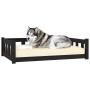 Cama para perros madera maciza de pino negro 105,5x75,5x28 cm von , Betten für Hunde - Ref: Foro24-820206, Preis: 104,77 €, R...