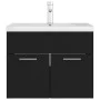 Cabinet with glossy black chipboard sink by vidaXL, bathroom vanities - Ref: Foro24-3071271, Price: 174,31 €, Discount: %