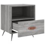 Mesitas noche 2 uds madera ingeniería gris Sonoma 40x35x47,5 cm de , Mesitas de noche - Ref: Foro24-827385, Precio: 54,93 €, ...