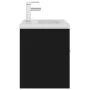 Cabinet with glossy black chipboard sink by vidaXL, bathroom vanities - Ref: Foro24-3071271, Price: 174,31 €, Discount: %