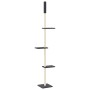 Árbol rascador gatos suelo a techo gris oscuro 267,5-297,5 cm von , Katzenmöbel - Ref: Foro24-171707, Preis: 75,23 €, Rabatt: %