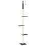 Árbol rascador gatos suelo a techo gris oscuro 267,5-297,5 cm von , Katzenmöbel - Ref: Foro24-171707, Preis: 75,23 €, Rabatt: %