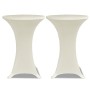 2 Manteles color crema ajustados para mesa de pie - 70 cm diámetro by , Covers - Ref: Foro24-241208, Price: 26,68 €, Discount: %