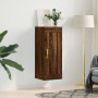 Armario de pared madera ingeniería marrón roble 34,5x34x90 cm by , Sideboards - Ref: Foro24-835025, Price: 51,36 €, Discount: %