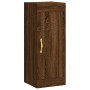 Armario de pared madera ingeniería marrón roble 34,5x34x90 cm by , Sideboards - Ref: Foro24-835025, Price: 51,36 €, Discount: %