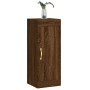 Armario de pared madera ingeniería marrón roble 34,5x34x90 cm by , Sideboards - Ref: Foro24-835025, Price: 51,36 €, Discount: %
