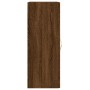 Armario de pared madera ingeniería marrón roble 34,5x34x90 cm by , Sideboards - Ref: Foro24-835025, Price: 51,36 €, Discount: %