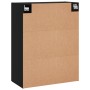 Armarios de pared 2 uds madera de ingeniería negro by , Sideboards - Ref: Foro24-3197890, Price: 173,64 €, Discount: %