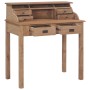 Escritorio de madera maciza de teca 90x50x100 cm de , Escritorios - Ref: Foro24-282851, Precio: 374,11 €, Descuento: %