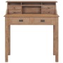 Escritorio de madera maciza de teca 90x50x100 cm de , Escritorios - Ref: Foro24-282851, Precio: 374,11 €, Descuento: %