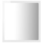 Espejo de baño acrílico blanco brillo 40x8,5x37 cm by , bathroom vanities - Ref: Foro24-804913, Price: 30,60 €, Discount: %