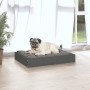 Cama para perros madera maciza de pino gris 61,5x49x9 cm von , Betten für Hunde - Ref: Foro24-820853, Preis: 21,86 €, Rabatt: %