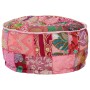 Puf redondo de pachtwork algodón hecho a mano 40x20 cm rosa by , Ottomans - Ref: Foro24-246574, Price: 50,67 €, Discount: %
