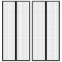 Mosquiteras para puerta bloque magnético 2 uds negro 210x90 cm by , Mosquito nets for windows - Ref: Foro24-314686, Price: 16...