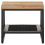 Mesa auxiliar de madera maciza de acacia 40x40x35 cm by , Side tables - Ref: Foro24-320243, Price: 68,01 €, Discount: %