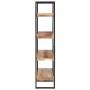 Estantería de 4 niveles madera maciza reciclada 160x40x180 cm by , Bookcases and shelves - Ref: Foro24-321067, Price: 469,42 ...