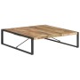 Mesa de centro madera de mango rugosa 140x140x40 cm by , Coffee table - Ref: Foro24-321576, Price: 386,33 €, Discount: %