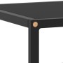 Mueble para TV negro con vidrio negro 140x40x40 cm von , TV-Möbel - Ref: Foro24-322864, Preis: 120,62 €, Rabatt: %