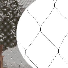 Red de luces Navidad 544 LED blanco frío 4x4m interior/exterior by , Hoses and string lights - Ref: Foro24-328783, Price: 56,...