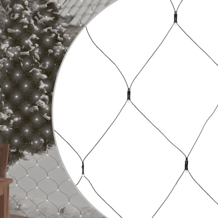 Red de luces Navidad 544 LED blanco frío 4x4m interior/exterior by , Hoses and string lights - Ref: Foro24-328783, Price: 56,...