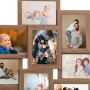 Marco collage para fotos 10x(10x15 cm) marrón claro MDF by , Photo frames - Ref: Foro24-332776, Price: 28,91 €, Discount: %