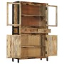 Aparador de madera maciza de mango sin tratar 100x40x175 cm by , Sideboards - Ref: Foro24-351709, Price: 749,11 €, Discount: %