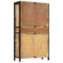 Aparador de madera maciza de mango sin tratar 100x40x175 cm by , Sideboards - Ref: Foro24-351709, Price: 749,11 €, Discount: %