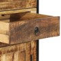 Aparador de madera maciza de mango sin tratar 100x40x175 cm by , Sideboards - Ref: Foro24-351709, Price: 749,11 €, Discount: %