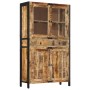 Aparador de madera maciza de mango sin tratar 100x40x175 cm by , Sideboards - Ref: Foro24-351709, Price: 749,11 €, Discount: %