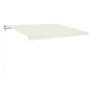 Automatische Markise mit LED-Windsensor Creme 450x350 cm von vidaXL, Markisen - Ref: Foro24-3069012, Preis: 717,40 €, Rabatt: %