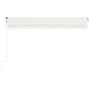 Automatic awning with LED wind sensor cream 450x350 cm by vidaXL, Awnings - Ref: Foro24-3069012, Price: 656,61 €, Discount: %